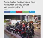 Asmo Kalbar Beri Apresiasi Bagi Konsumen Scoopy, Lewat Velocreativity Part 2