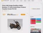 Varian ABS hingga RoadSync Makin Berkelas, PT Astra Honda Motor Perbarui Tampilan Honda PCX160