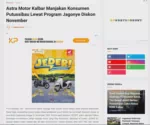Astra Motor Kalbar Manjakan Konsumen Putussibau Lewat Program Jagonye Diskon November