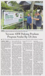 Yayasan AHM Dukung Pendaan Program Senilai Rp 126 Juta