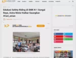 Edukasi Safety Riding di SMK N 1 Sungai Raya, Astra Motor Kalbar Gaungkan #Cari_aman