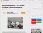 Pengguna Motor Matic Kalbar Dibekali Teknik dan Etika Berkendara Aman