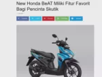 New Honda BeAT Miliki Fitur Favorit Bagi Pencinta Skutik