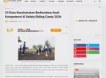 53 Duta Keselamatan Berkendara Asah Kompetensi di Safety Riding Camp 2026
