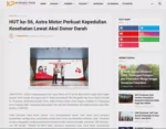 HUT ke-56, Astra Motor Perkuat Kepedulian Kesehatan Lewat Aksi Donor Darah