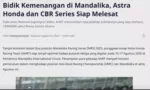 Bidik Kemenangan di Mandalika, Astra Honda dan CBR Series Siap Melesat