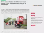 Astra Motor Kalbar Hadirkan Layanan Honda CARE, Siap Bantu Konsumen di Mana Saja
