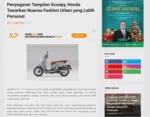 Penyegaran Tampilan Scoopy, Honda Tawarkan Nuansa Fashion Urban yang Lebih Personal
