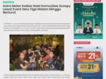 Astra Motor Kalbar Gaet Komunitas Scoopy Lewat Event Seru Tiga Malam Minggu Berturut