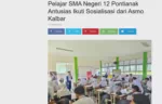 Pelajar SMA Negeri 12 Pontianak Antusias Ikuti Sosialisasi dari Asmo Kalbar
