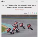 Di IATC Malaysia, Pebalap Binaan Astra Honda Back To Back Podium