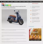 PT AHM Tambah Pilihan Warna New Honda Stylo 160, Kemewahan Royal Matte Blue