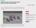 Badly Ayatullah Cetak Back to Back Podium di IATC Sepang 2025