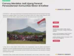Convoy Merdeka Jadi Ajang Pererat Persaudaraan Komunitas Motor di Kalbar