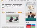 Astra Honda Bangga, Ramadhipa Tampil Kompetitif pada Seri Perdana Moto3 Junior 2026