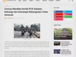 Convoy Merdeka Honda PCX Satukan Keluarga dan Semangat Kebangsaan Lintas Generasi