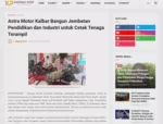 Astra Motor Kalbar Bangun Jembatan Pendidikan dan Industri untuk Cetak Tenaga Terampil