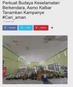 Perkuat Budaya Keselamatan Berkendara, Asmo Kalbar Tanamkan Kampanye #Cari_aman