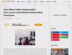 Astra Motor Kalbar Kampanyekan #Cari_aman Lewat Edukasi Safety Riding Perempuan