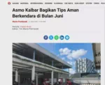 Asmo Kalbar Bagikan Tips Aman Berkendara di Bulan Juni