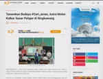 Tanamkan Budaya #Cari_aman, Astra Motor Kalbar Sasar Pelajar di Singkawang