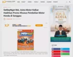 SeMayNgat Mei, Astra Motor Kalbar Hadirkan Promo Khusus Pembelian Motor Honda di Sanggau