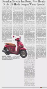 Semakin Mewah dan Retro, New HondaStylo 160 Hadir dengan Warna Spesial
