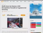 Mudik Aman dan Nyaman, AHM Berangkatkan Pemudik ke Yogyakarta dan Semarang