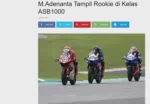 M.Adenanta Tampil Rookie di Kelas ASB1000