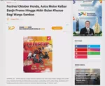Festival Oktober Honda, Astra Motor Kalbar Banjir Promo Hingga Akhir Bulan Khusus Bagi Warga Sambas