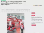 Bulan Agustus Segera Berakhir, Astra Motor Kalbar akan Akhiri Promo PROKLAMASI