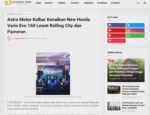 Astra Motor Kalbar Kenalkan New Honda Vario Evo 160 Lewat Rolling City dan Pameran