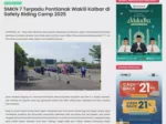 SMKN 7 Terpadu Pontianak Wakili Kalbar di Safety Riding Camp 2025
