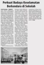 "Perkuat Budaya Keselamatan Berkendara di Sekolah"