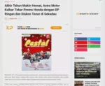 Akhir Tahun Makin Hemat, Astra Motor Kalbar Tebar Promo Honda dengan DP Ringan dan Diskon Tenor di Sekadau