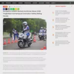 Kompetisi AHSRIC Bentuk Komitmen Besar AHM Tingkatkan Kemampuan Instruktur Safety Riding Honda