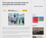 Promo Akhir Tahun Astra Motor Kalbar, DP Mulai Rp650 Ribu untuk Motor Honda