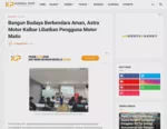 Bangun Budaya Berkendara Aman, Astra Motor Kalbar Libatkan Pengguna Motor Matic