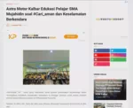 Astra Motor Kalbar Edukasi Pelajar SMA Mujahidin soal #Cari_aman dan Keselamatan Berkendara