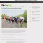 Mengusung Tema Satu Hati Hijaukan Bumi, SC Squad AHM Tanam 12.000 Pohon Mangrove Bakau