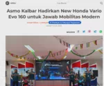 Asmo Kalbar Hadirkan New Honda Vario Evo 160 untuk Jawab Mobilitas Modern