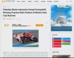 Pebalap Muda Indonesia Tampil Kompetitif, Bintang Pranata Raih Podium di Moto4 Asia Cup Buriram