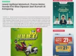 Lewat Aplikasi MotorkuX, Promo Motor Honda Kini Bisa Dipesan dari Rumah di Ketapang