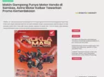 Makin Gampang Punya Motor Honda di Sambas, Astra Motor Kalbar Tawarkan Promo Kemerdekaan