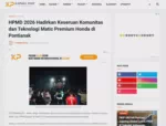 HPMD 2026 Hadirkan Keseruan Komunitas dan Teknologi Matic Premium Honda di Pontianak