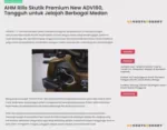 AHM Rilis Skutik Premium New ADV160, Tangguh untuk Jelajah Berbagai Medan