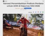 Valrossi Persembahkan Podium Perdana untuk AHM di Kejurnas MX2 2026