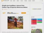 Bangkit dari Kualifikasi, Valrossi Finis Podium Tiga di Kejurnas Motocross Bekasi