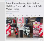 Bulan Kemerdekaan, Asmo Kalbar Hadirkan PromBulan Kemerdekaan, Asmo Kalbar Hadirkan Promo Merdeka untuk Beli Motor Honda