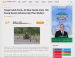Tampil Lebih Fresh, All New Honda Vario 125 Usung Desain Advance dan Fitur Modern